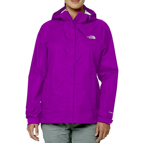 The North Face Magenta Hyvent Rain Jacket Small - Picture 2 of 6
